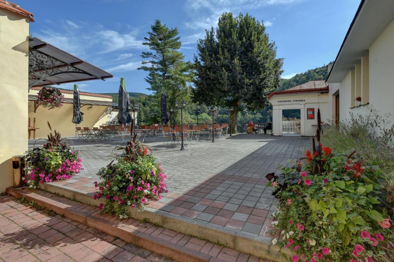 Hotel U Bileho Kone Loket Kültér fotó